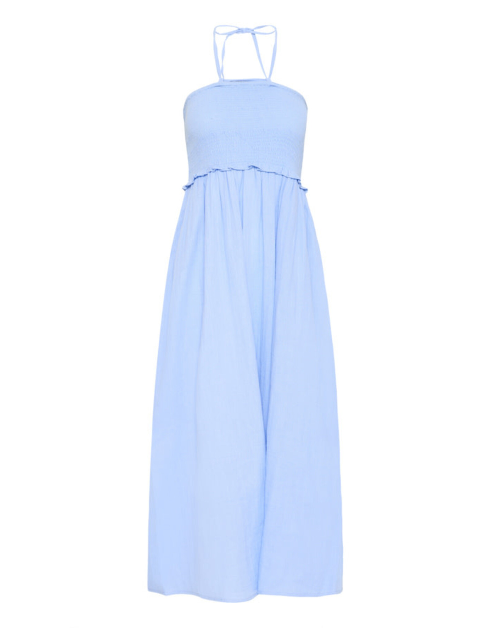 ICHI ICHI - Foxa Smocked Midi Dress (Placid Blue)