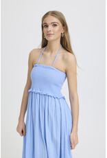 ICHI ICHI - Foxa Smocked Midi Dress (Placid Blue)