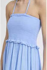 ICHI ICHI - Foxa Smocked Midi Dress (Placid Blue)