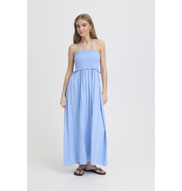 ICHI ICHI - Foxa Smocked Midi Dress (Placid Blue)