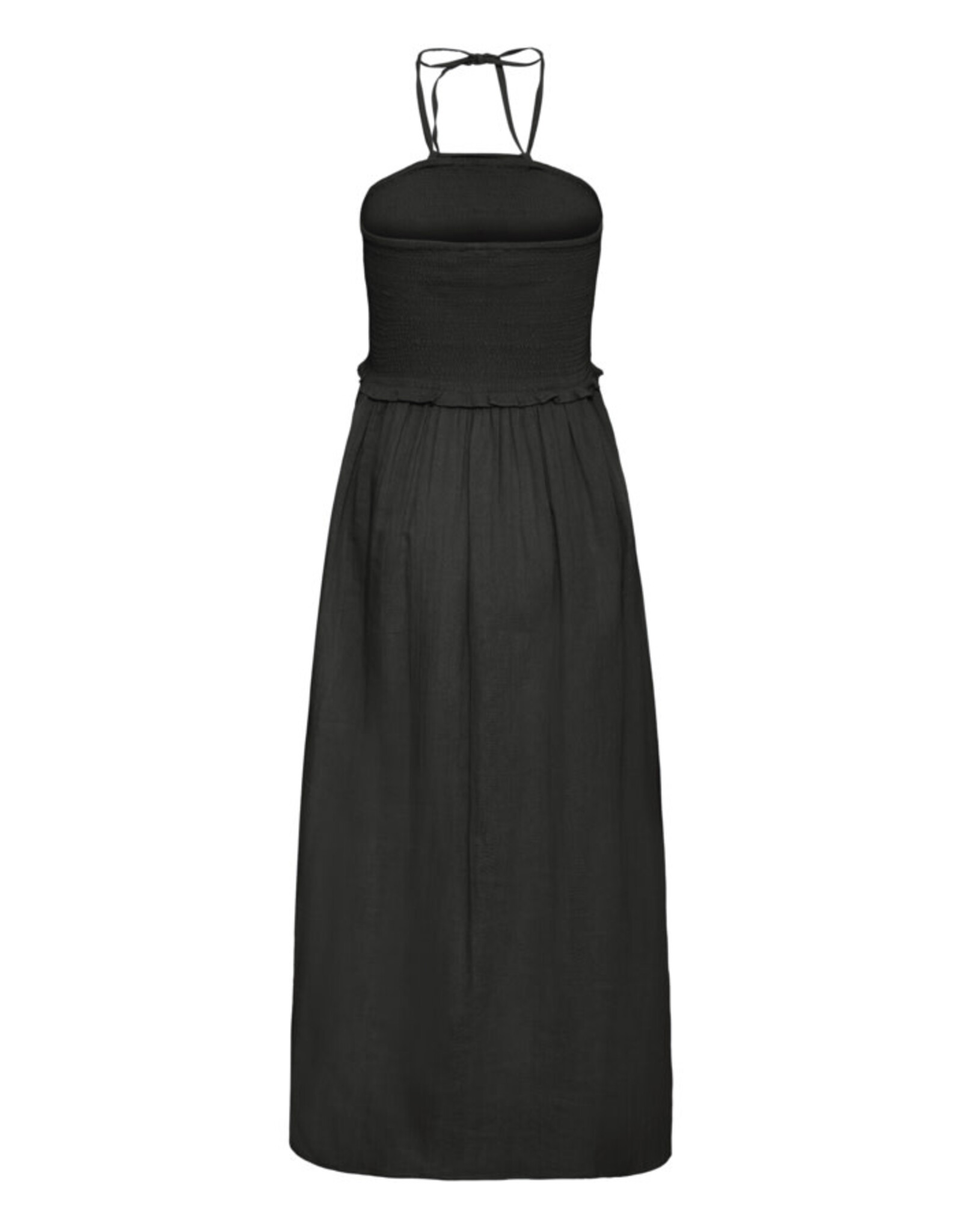ICHI ICHI - Foxa Smocked Midi Dress (Black)