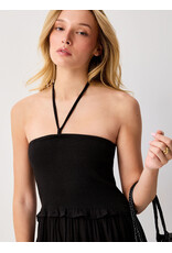 ICHI ICHI - Foxa Smocked Midi Dress (Black)