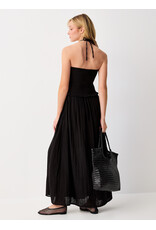 ICHI ICHI - Foxa Smocked Midi Dress (Black)