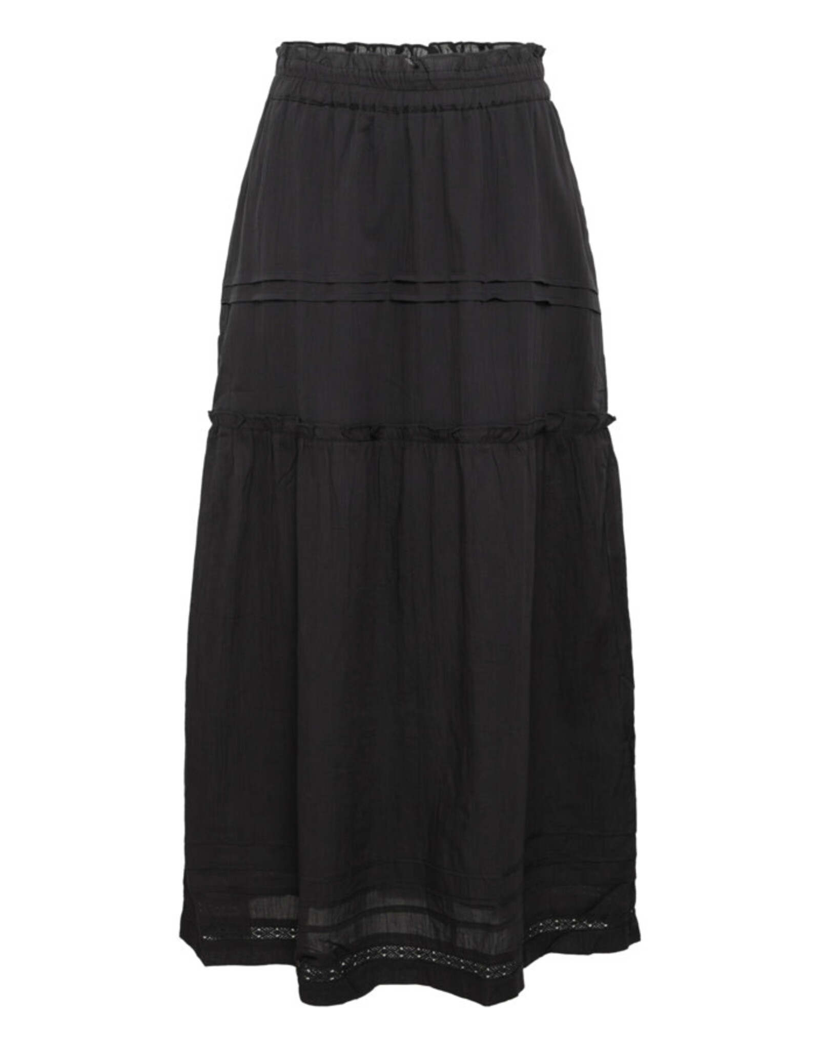 ICHI ICHI - Voilana Maxi Length Skirt (Black)