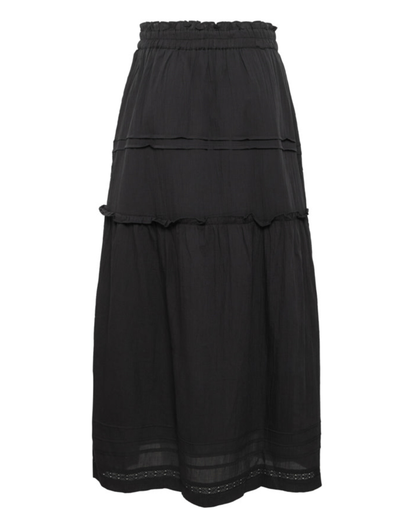 ICHI ICHI - Voilana Maxi Length Skirt (Black)