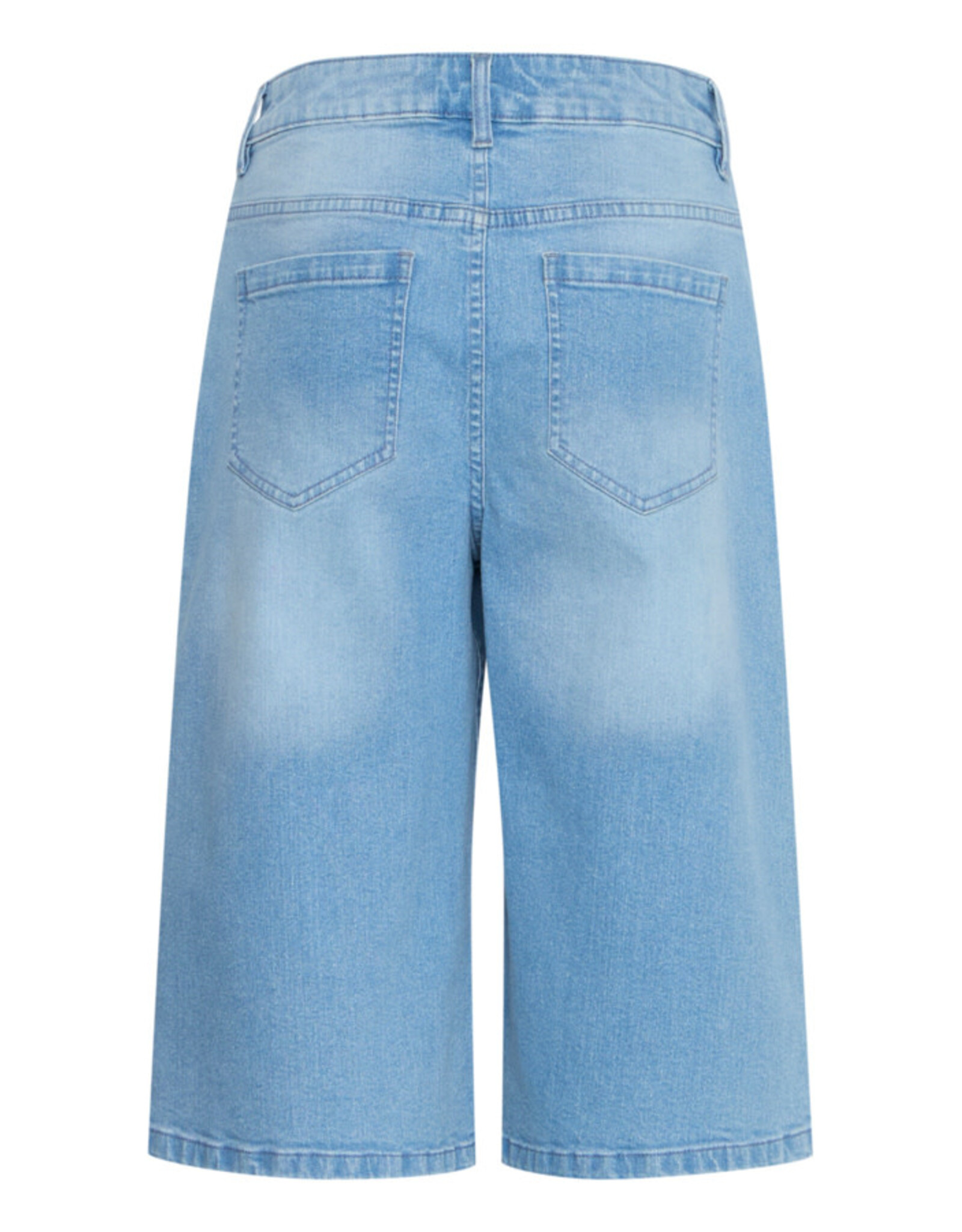 ICHI ICHI - Cally Denim Shorts (Light Blue Wash)