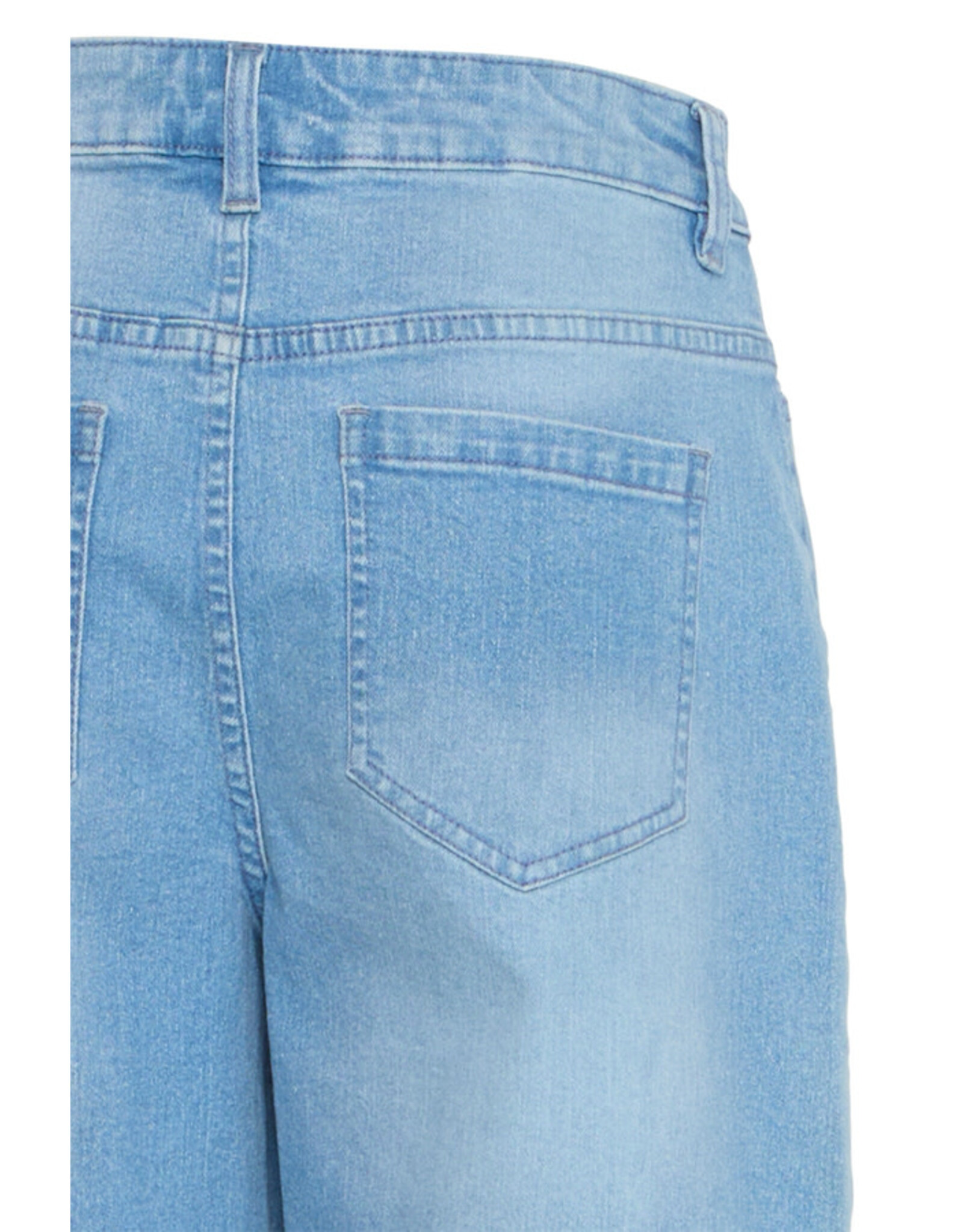 ICHI ICHI - Cally Denim Shorts (Light Blue Wash)
