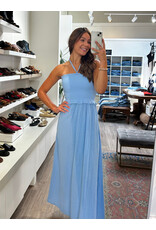 ICHI ICHI - Foxa Smocked Midi Dress (Placid Blue)