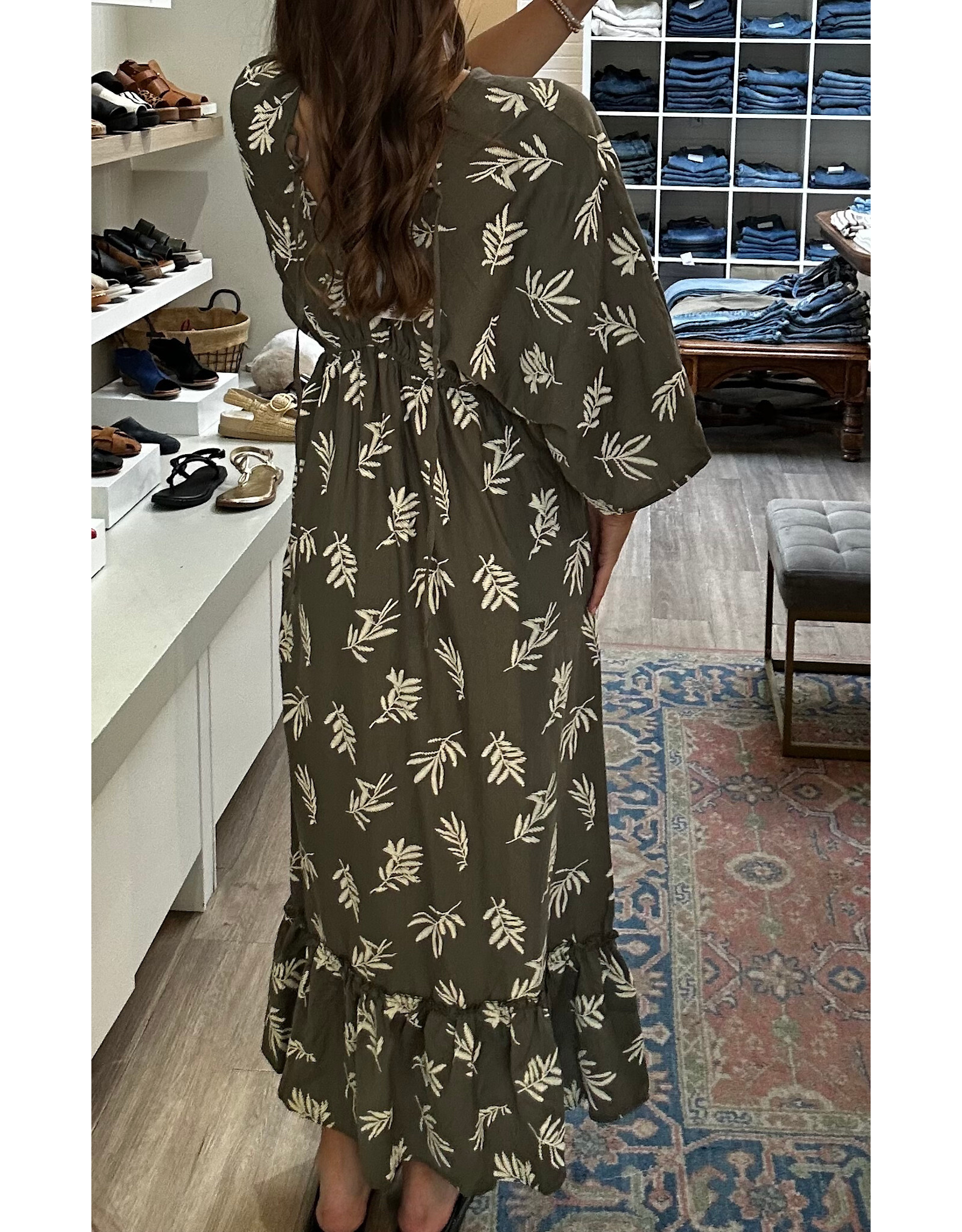 Papillon Papillon - Print Dress (Khaki)