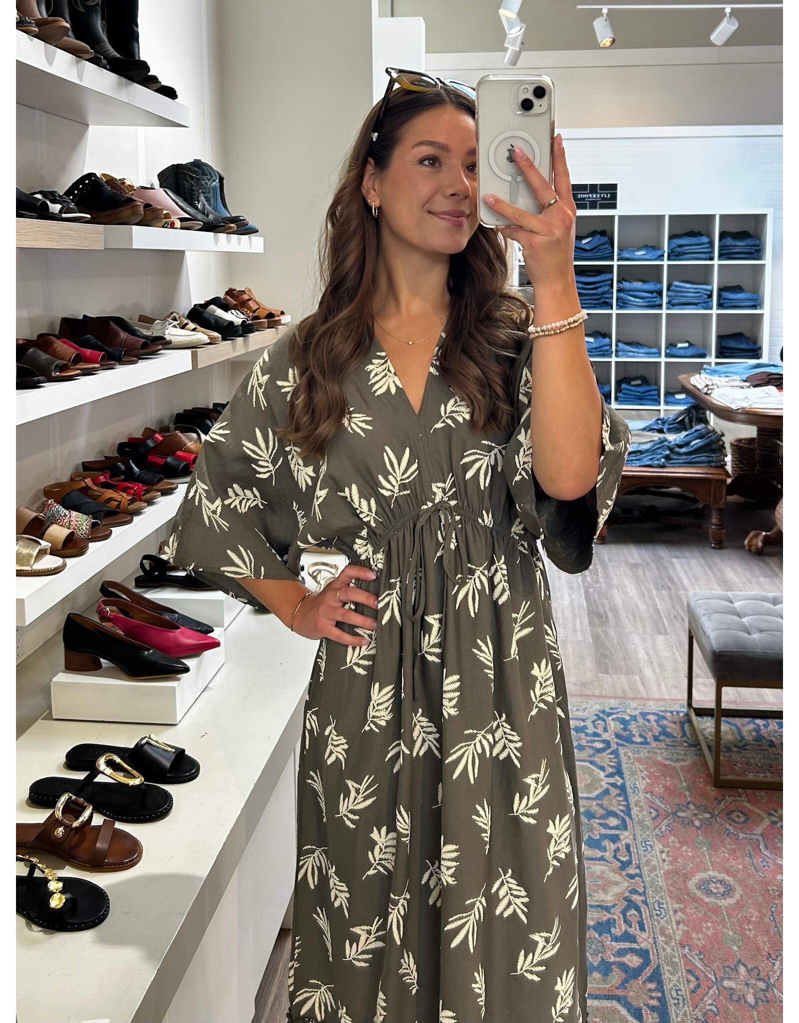 Papillon Papillon - Print Dress (Khaki)