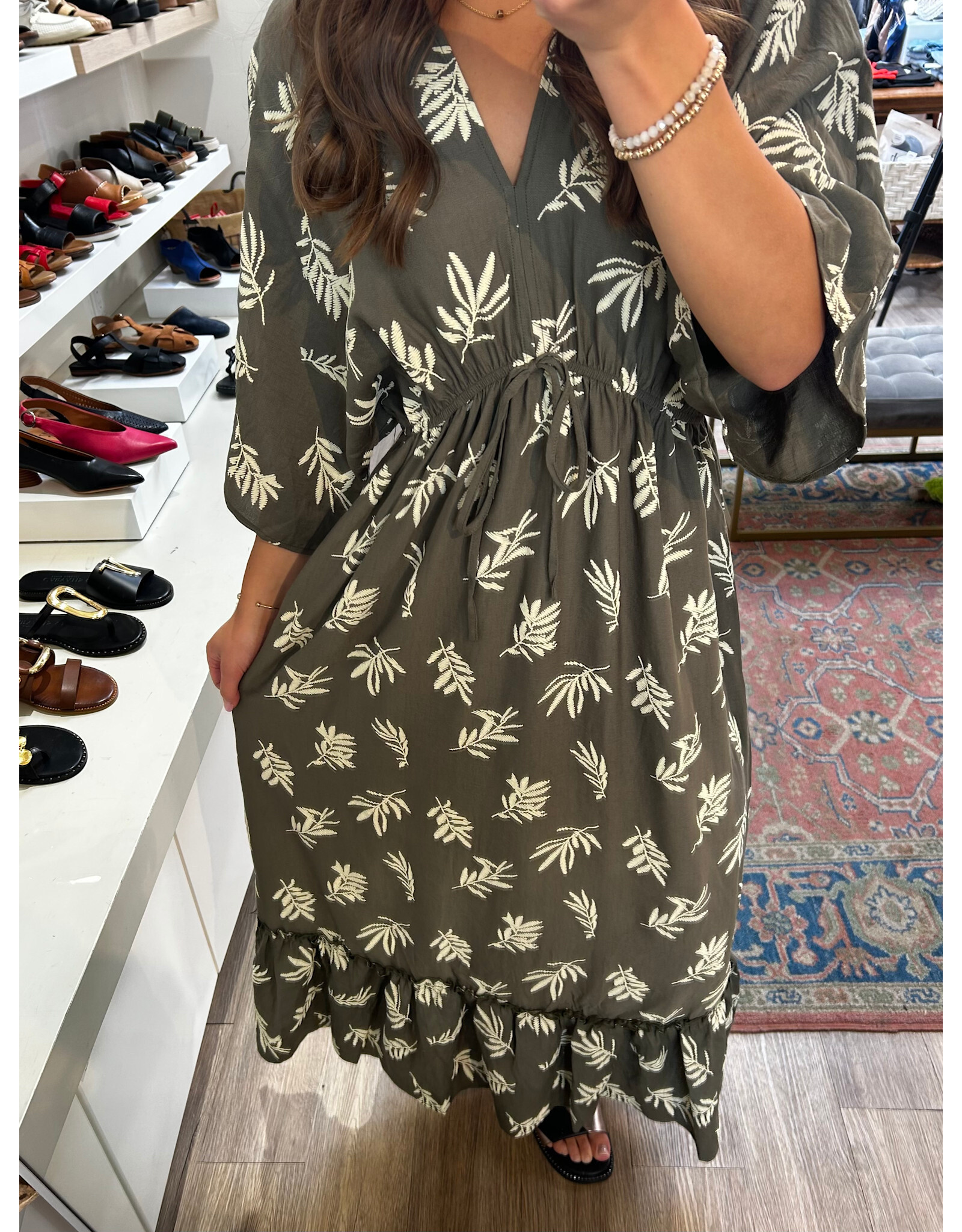 Papillon Papillon - Print Dress (Khaki)
