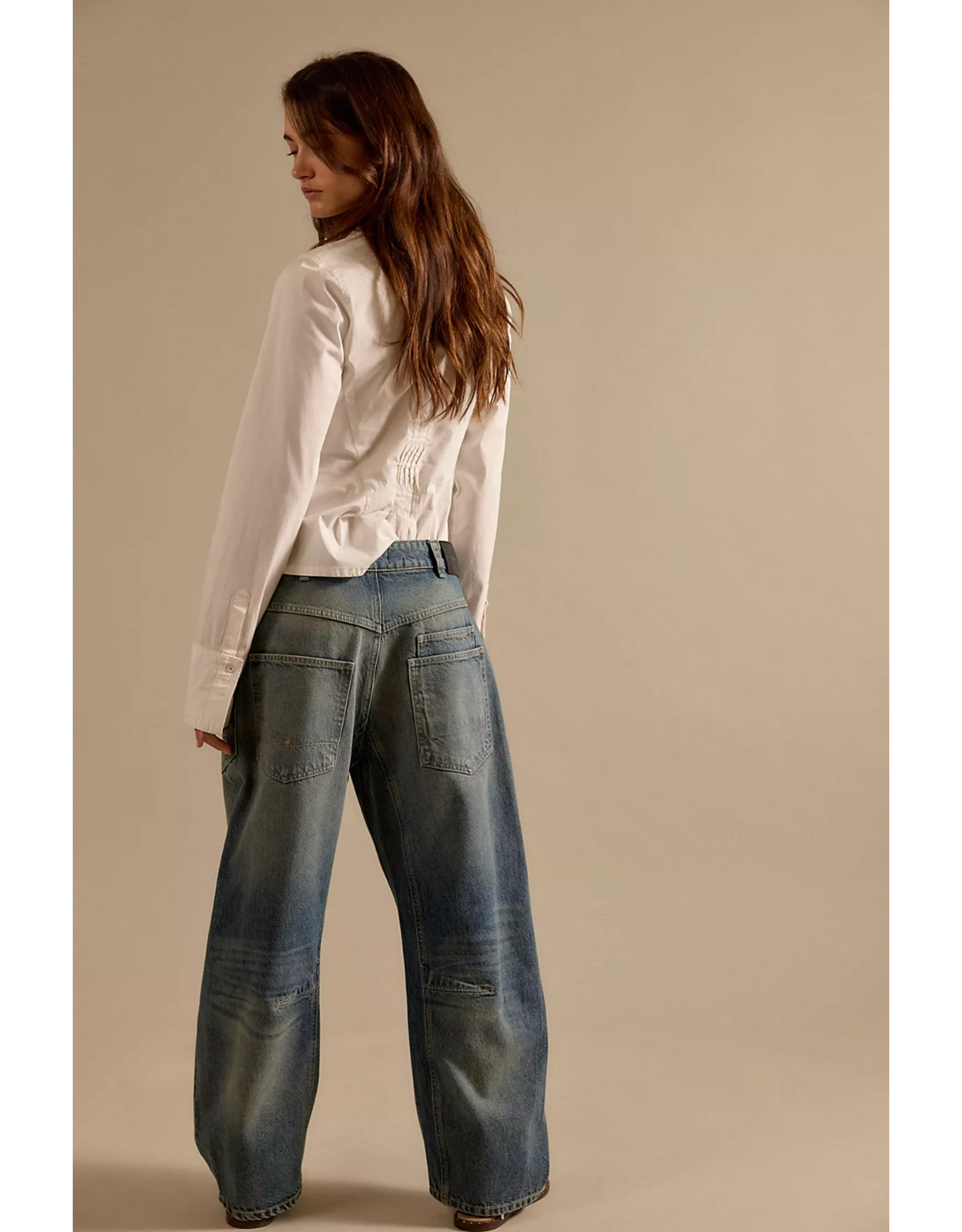 Free people Free People -  We The Free Minimalist Moxie Barrel Jeans (High Hopes)