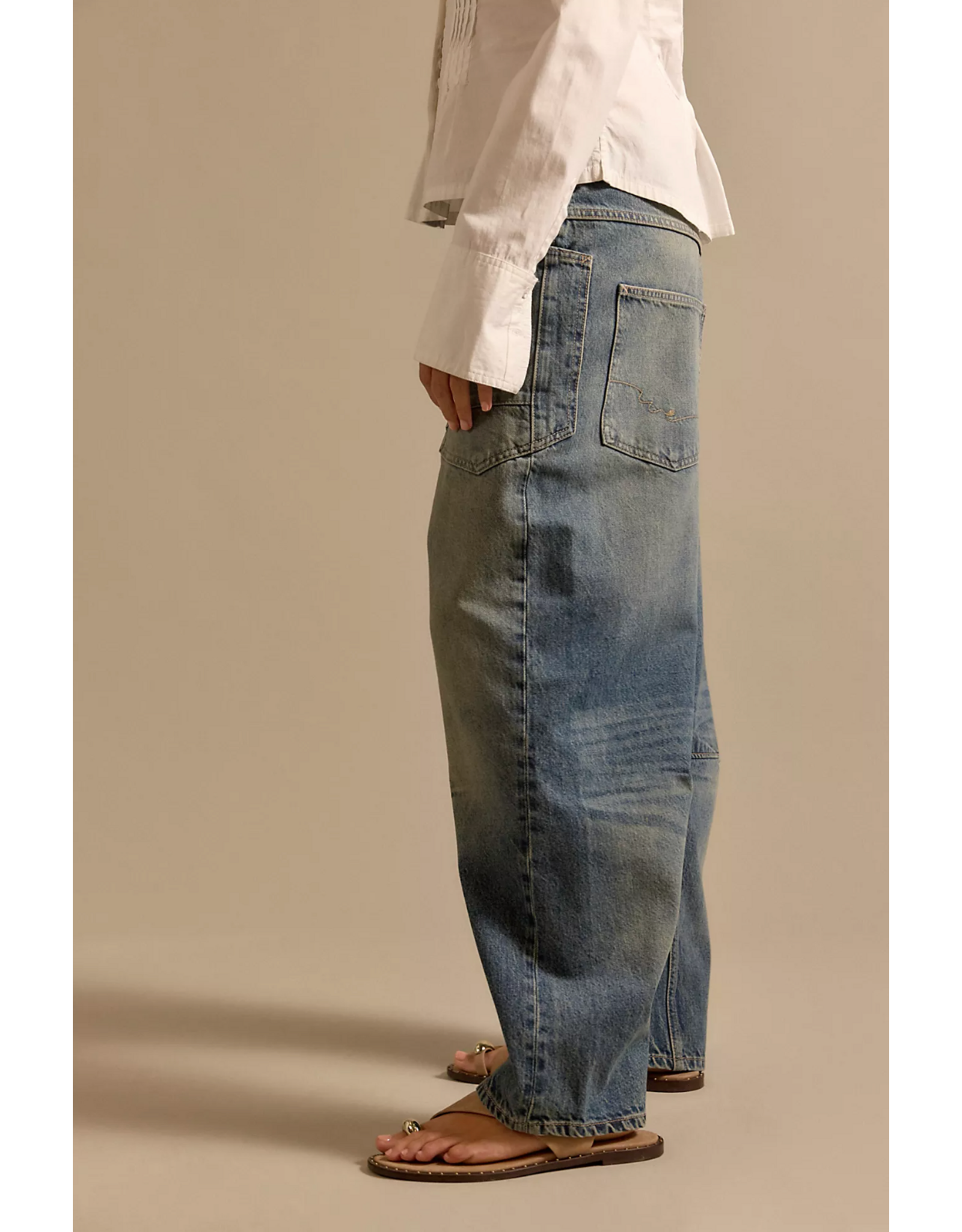 Free people Free People -  We The Free Minimalist Moxie Barrel Jeans (High Hopes)