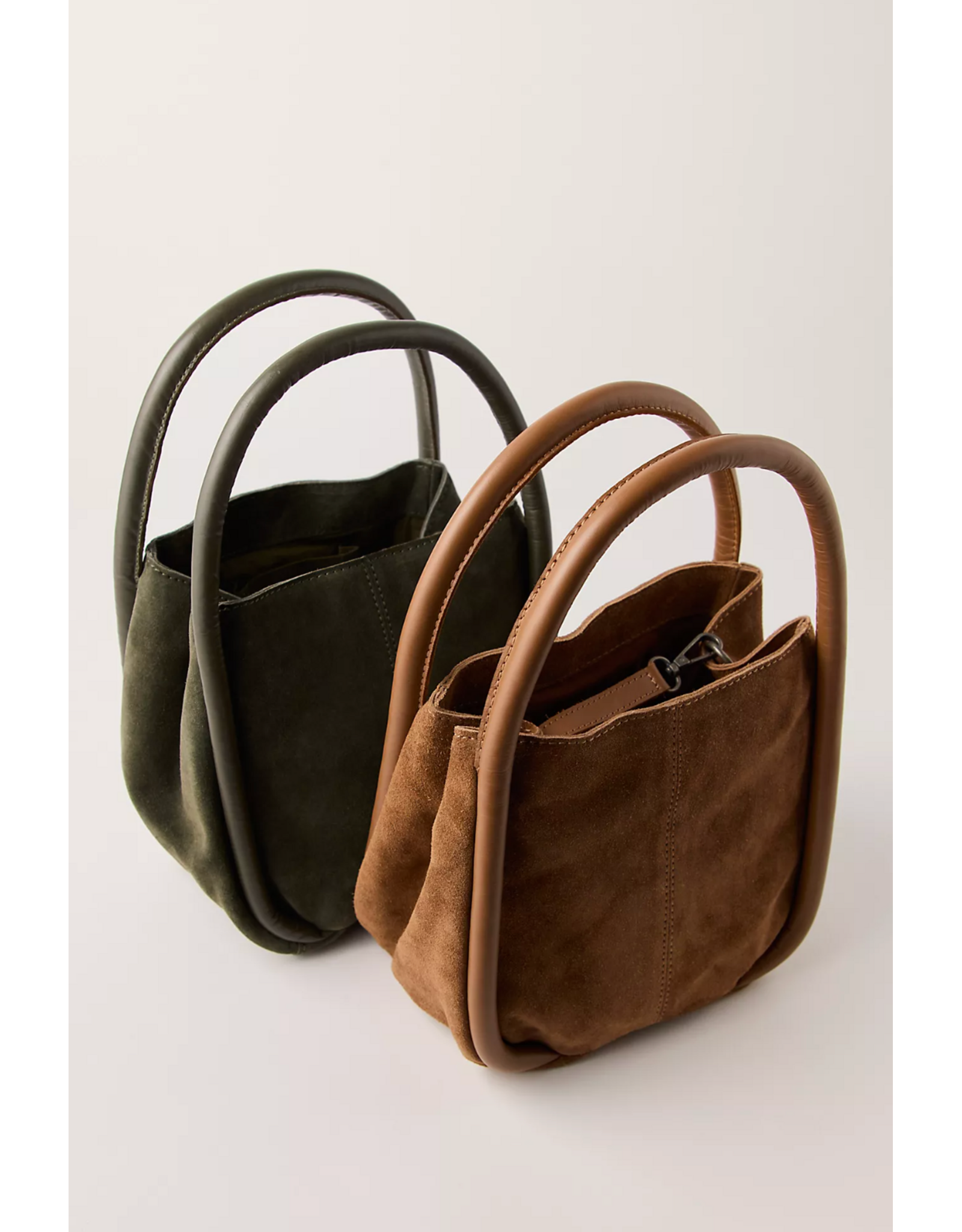 Free people Free People - Barlow Suede Bucket Bag (Cognac)