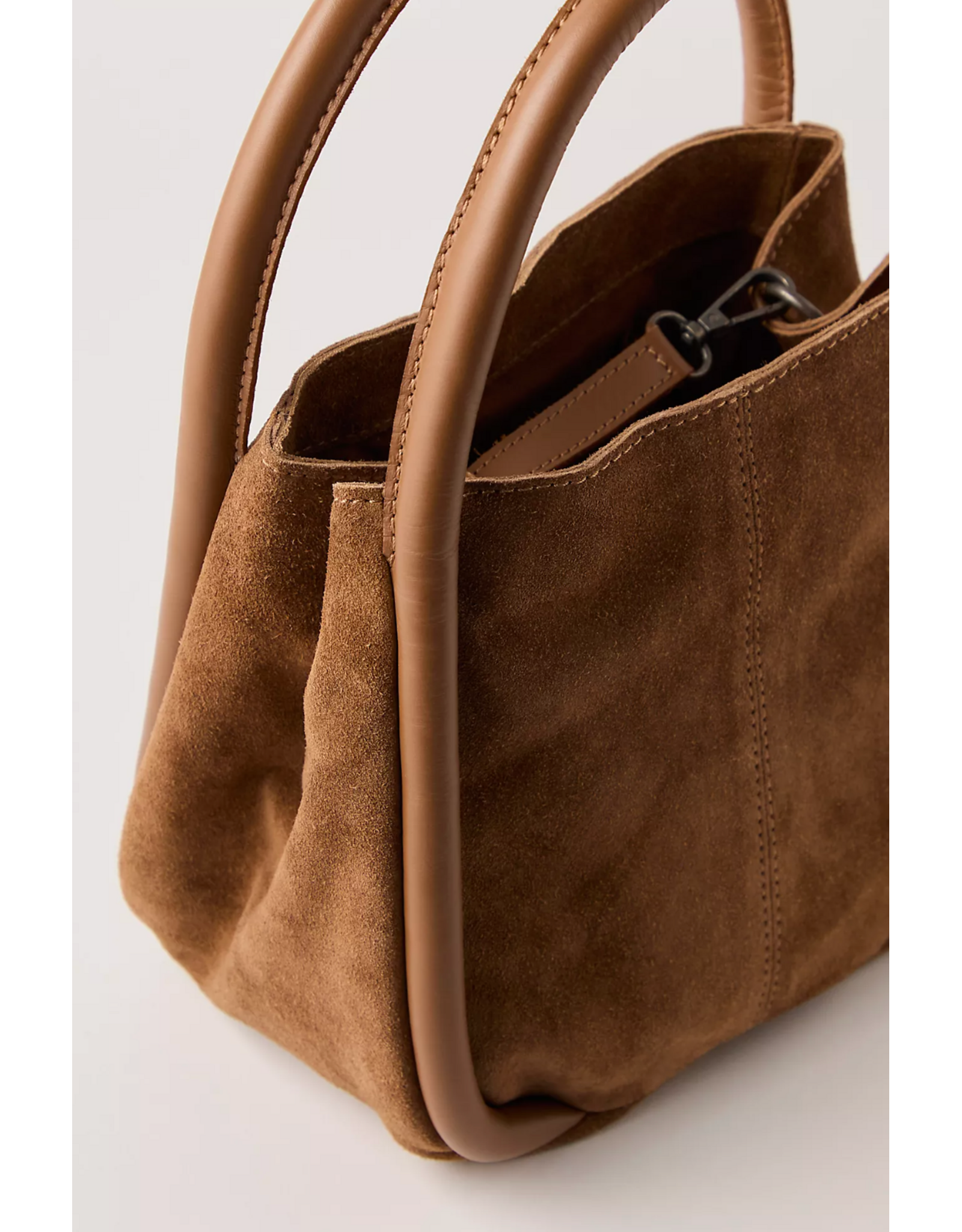 Free people Free People - Barlow Suede Bucket Bag (Cognac)