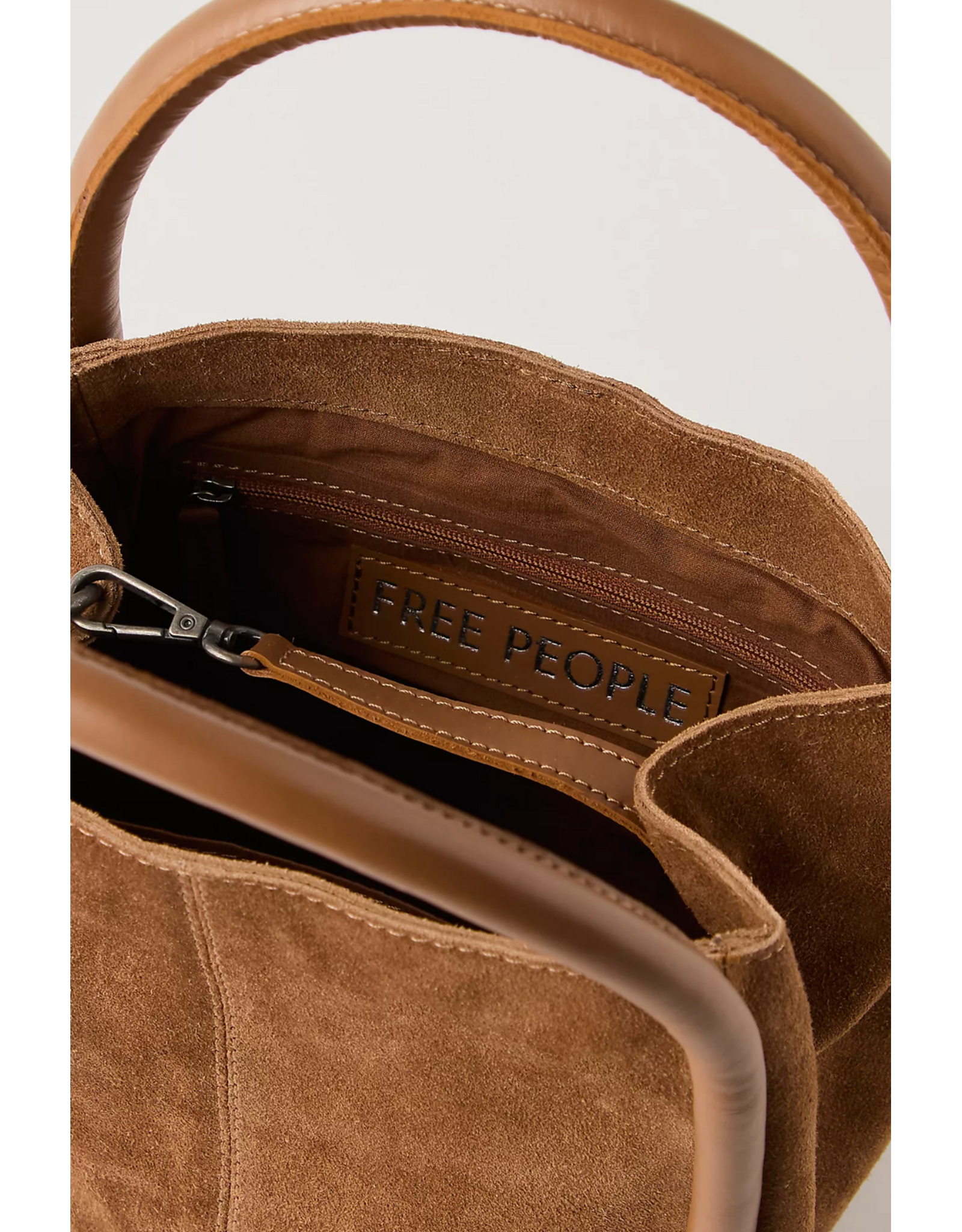 Free people Free People - Barlow Suede Bucket Bag (Cognac)