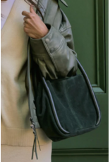 Free people Free People - Barlow Suede Bucket Bag (Dark Olive)