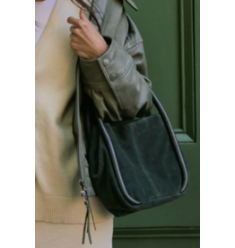Free people Free People - Barlow Suede Bucket Bag (Dark Olive)