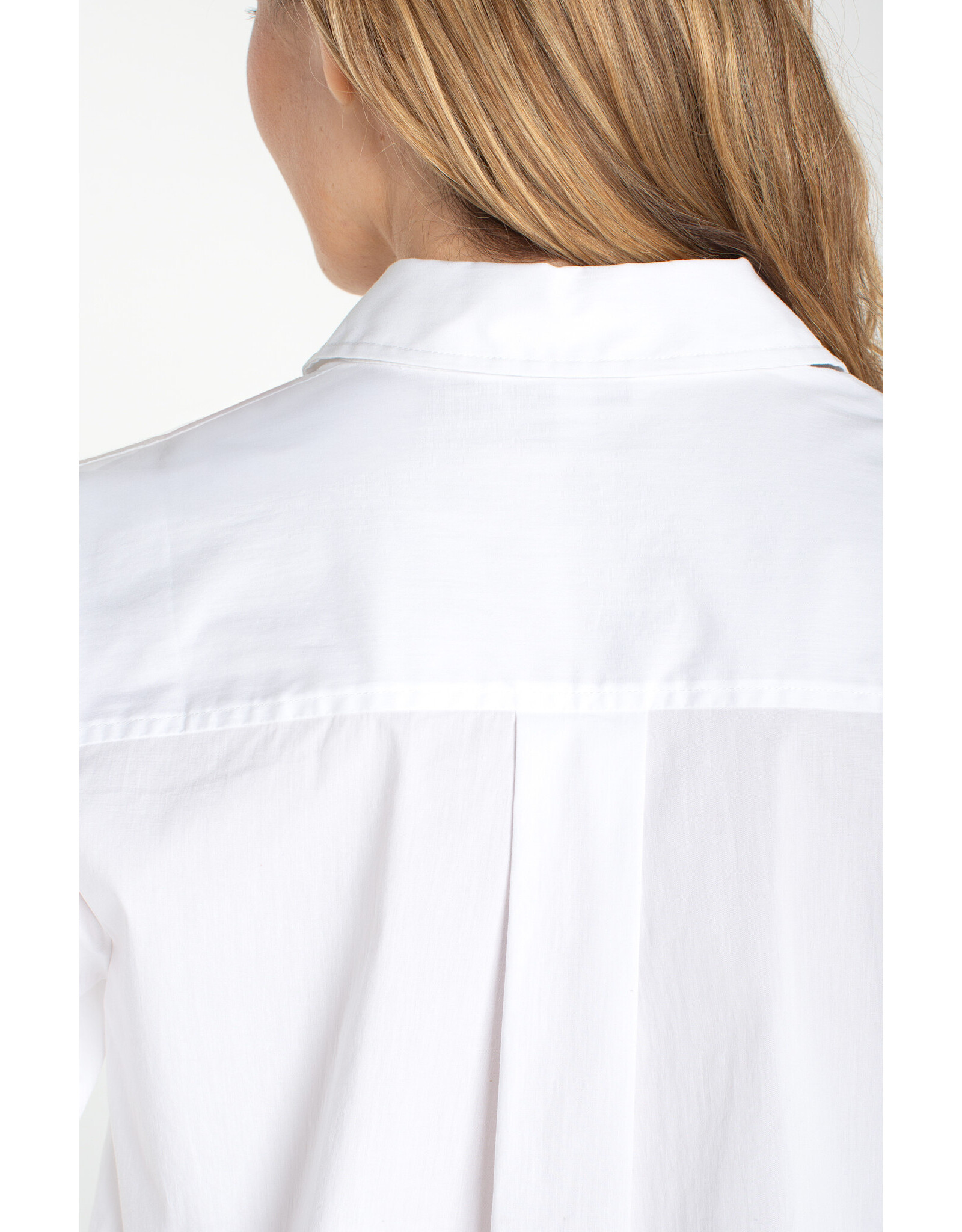 Liverpool Liverpool - Adjustable Sleeve Button Front Top (White)