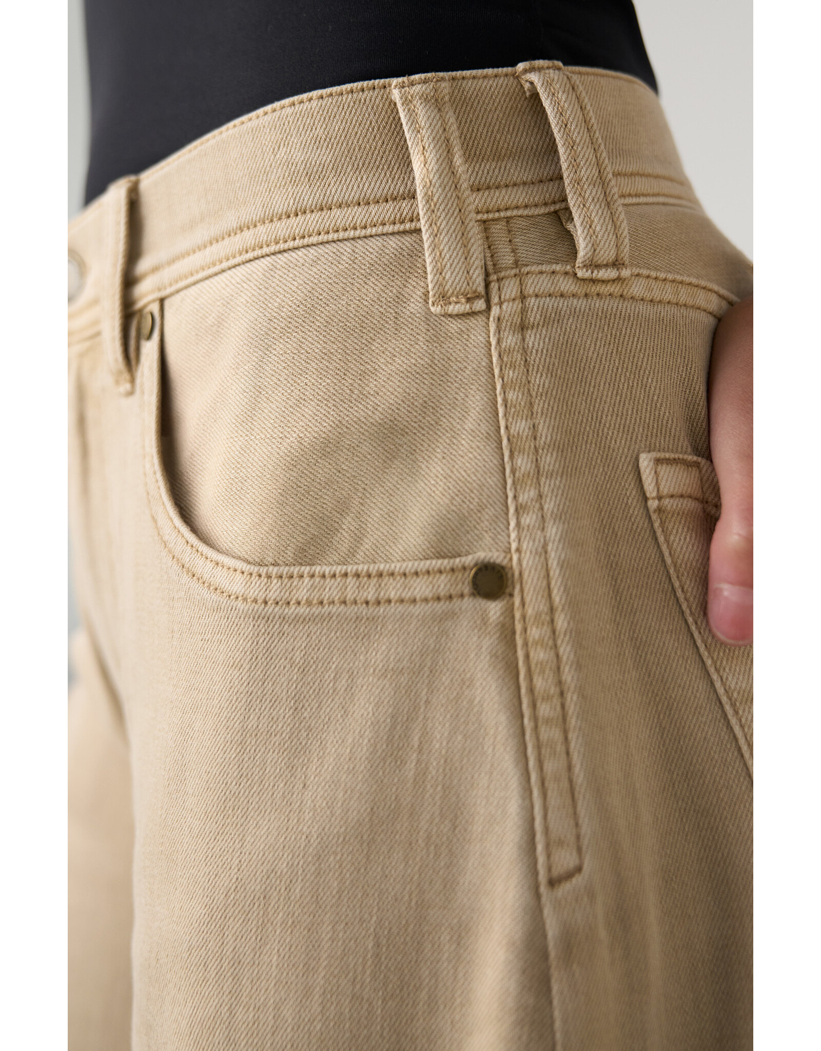 Liverpool Liverpool - Kit High Rise Relaxed Wide Leg (Light Khaki)