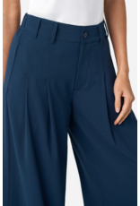 Liverpool Liverpool - Pleated Wide Leg Trouser (Oxford - Navy)