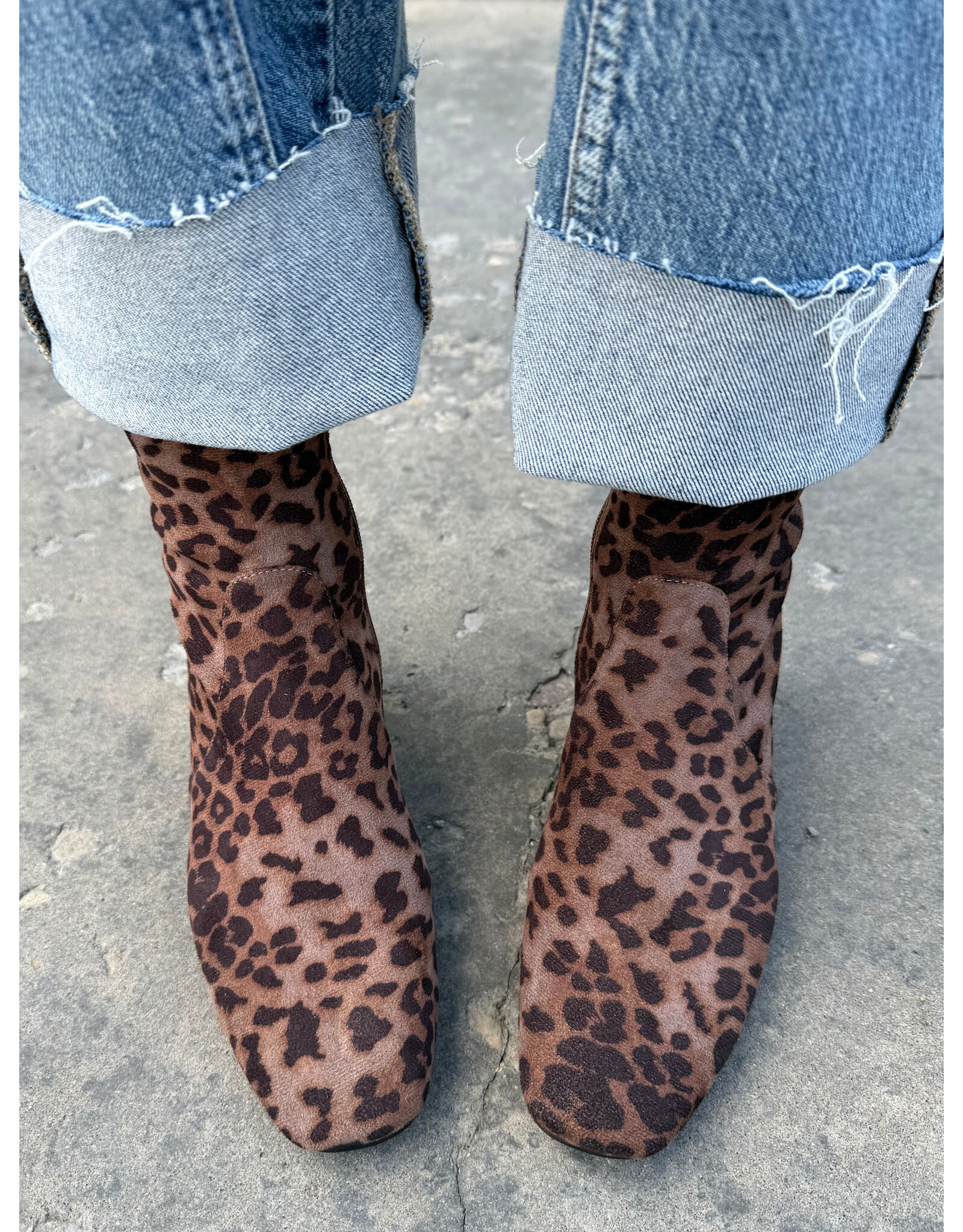 Django and Juliette Django & Juliette - Hartful (Taupe Leopard Stretch Fabric)