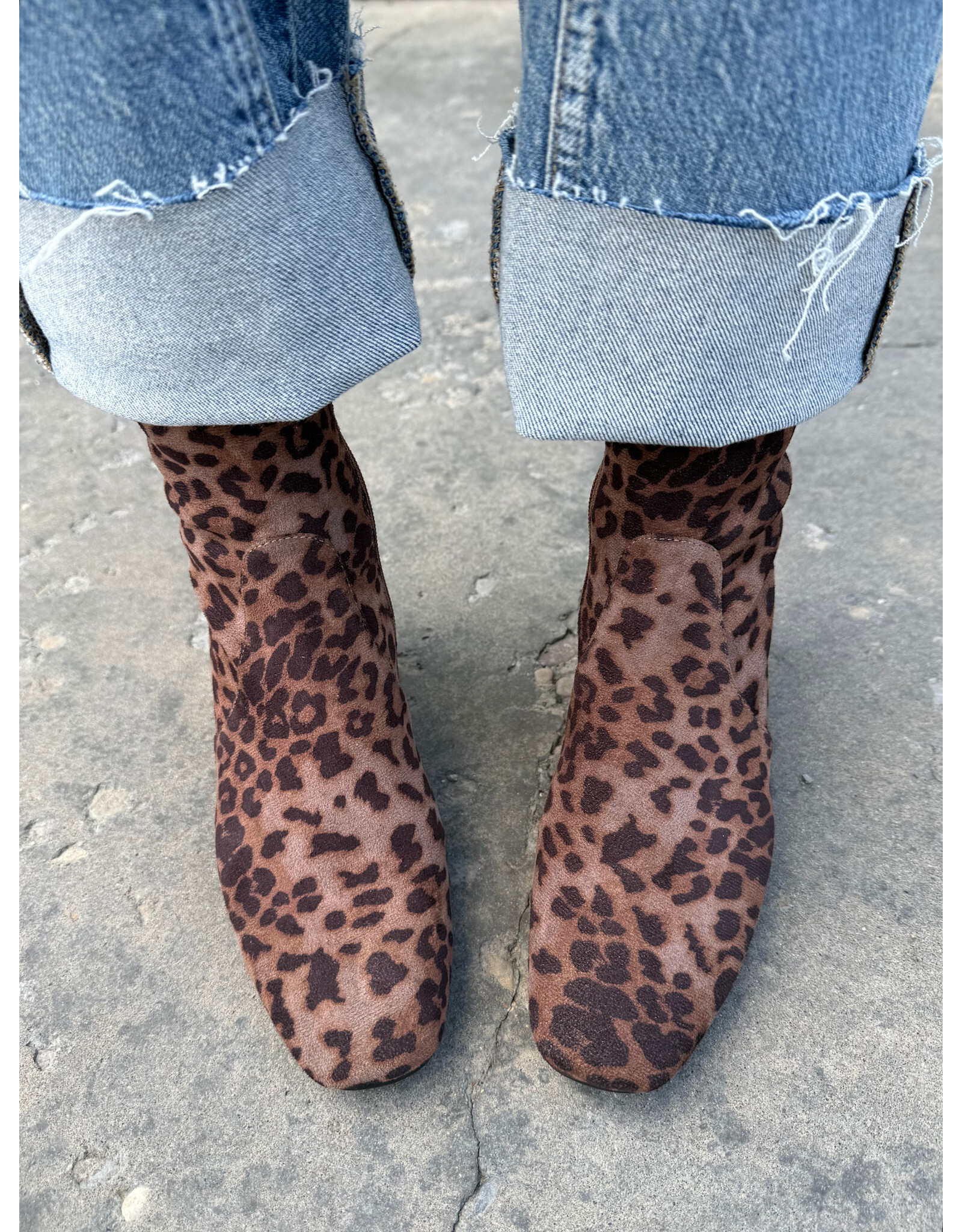 Django and Juliette Django & Juliette - Hartful (Taupe Leopard Stretch Fabric)