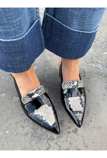 Django and Juliette Django & Juliette - Aiday (Blk / White Snake / Patent)