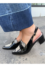 Django and Juliette Django & Juliette - Aiday (Blk / White Snake / Patent)