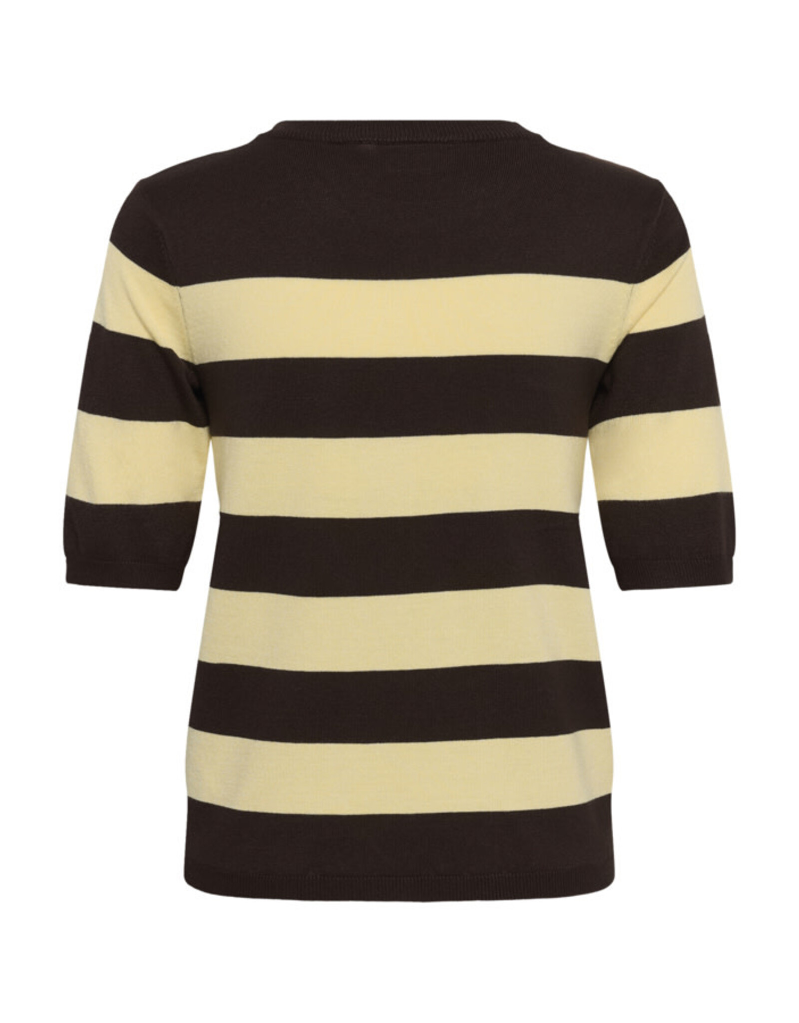 Kaffe Kaffe - Lizza stripe (Coffee Bean / Yellow)