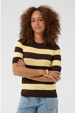 Kaffe Kaffe - Lizza stripe (Coffee Bean / Yellow)