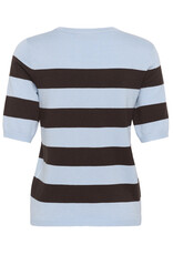 Kaffe Kaffe - Lizza stripe (Blue Fog /Brown)