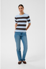 Kaffe Kaffe - Lizza stripe (Blue Fog /Brown)