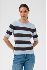 Kaffe Kaffe - Lizza stripe (Blue Fog /Brown)