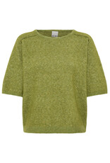 ICHI ICHI - Dasila Short Sleeve Sweater (Calla Green)