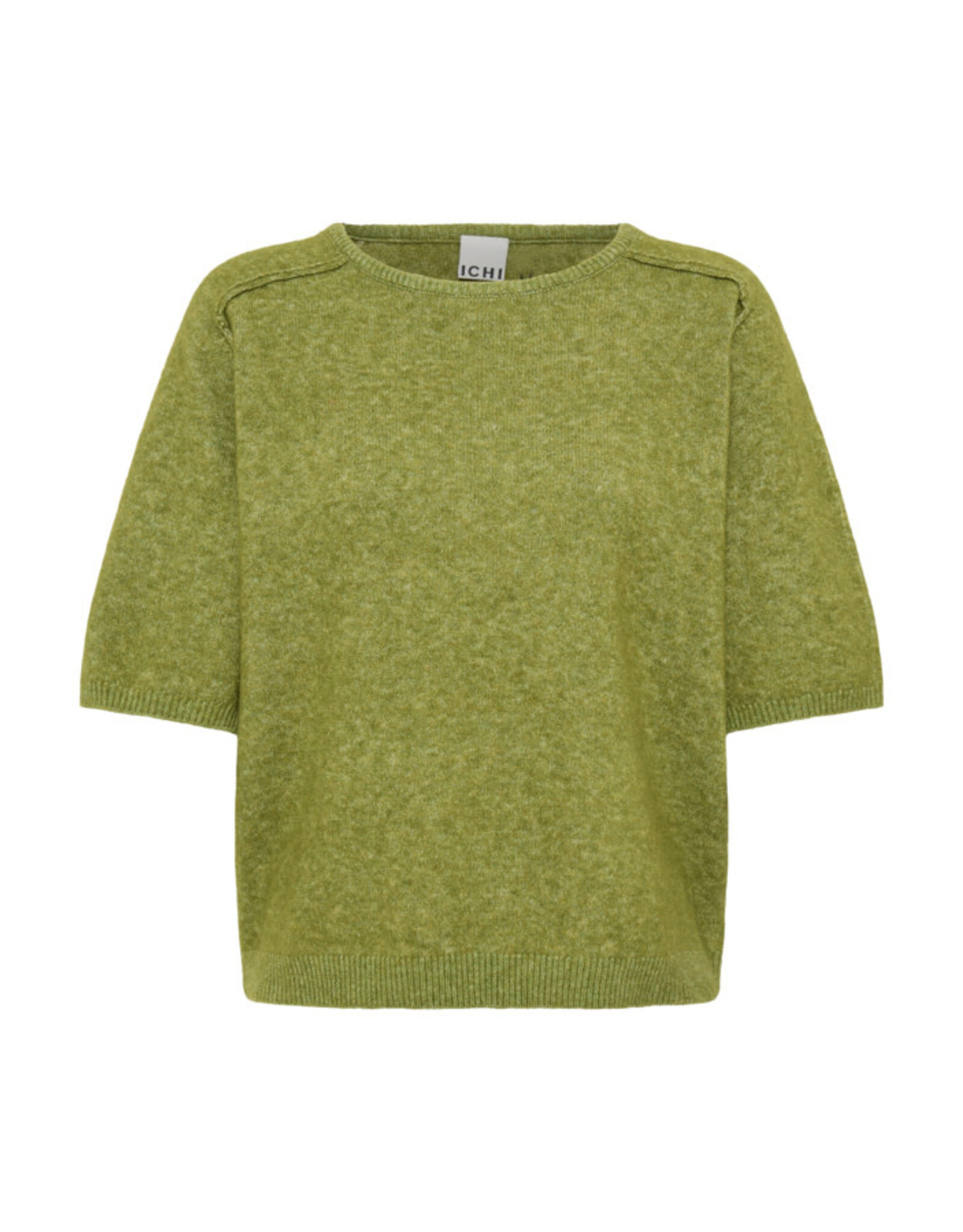 ICHI ICHI - Dasila Short Sleeve Sweater (Calla Green)