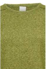 ICHI ICHI - Dasila Short Sleeve Sweater (Calla Green)