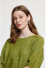 ICHI ICHI - Dasila Short Sleeve Sweater (Calla Green)