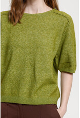 ICHI ICHI - Dasila Short Sleeve Sweater (Calla Green)