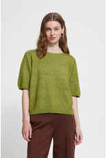 ICHI ICHI - Dasila Short Sleeve Sweater (Calla Green)
