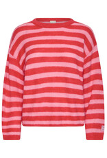 ICHI ICHI - Blush Long Sleeve Pullover (Pointsettia / Pink)