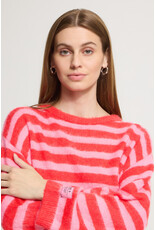 ICHI ICHI - Blush Long Sleeve Pullover (Pointsettia / Pink)