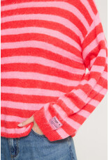 ICHI ICHI - Blush Long Sleeve Pullover (Pointsettia / Pink)