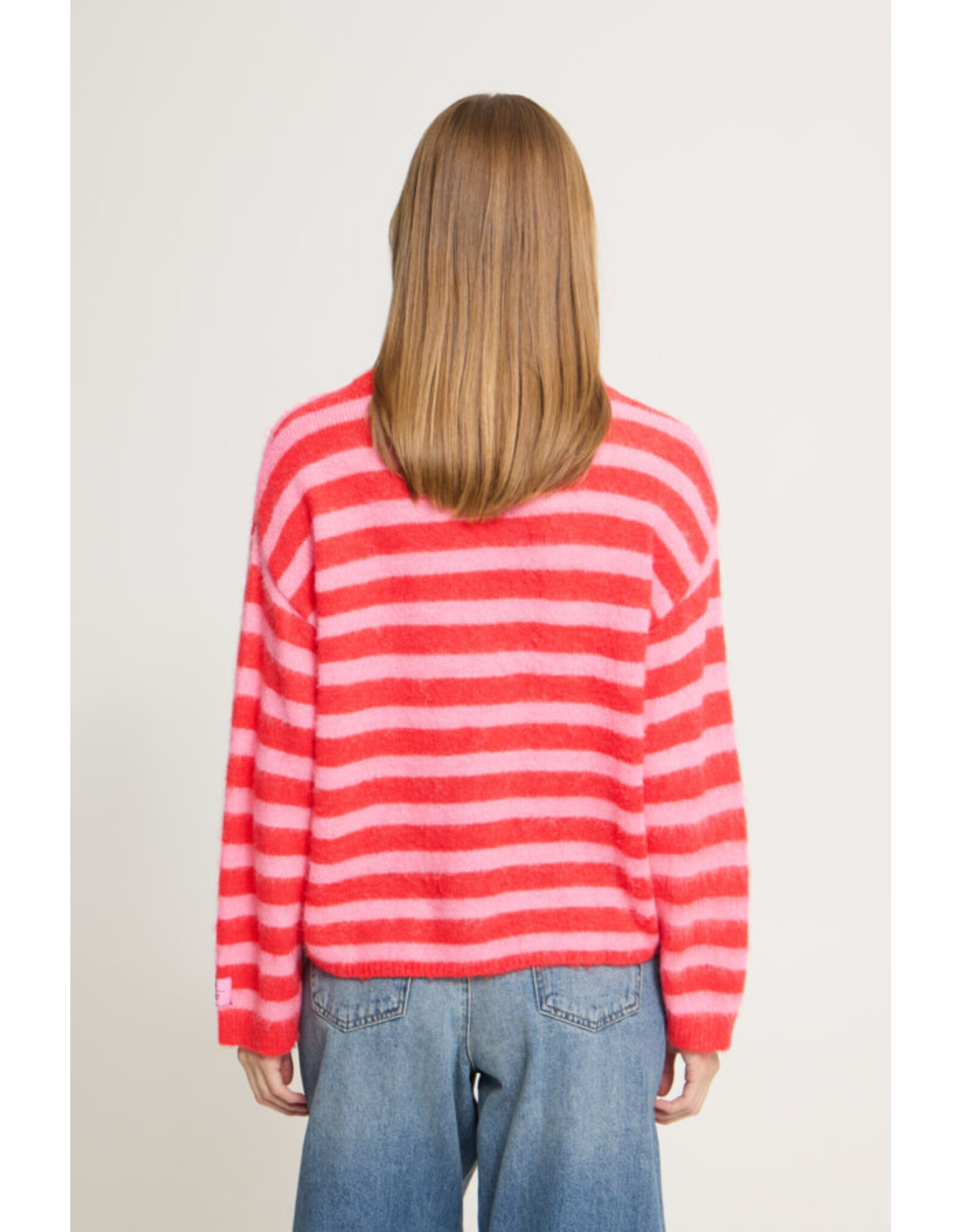 ICHI ICHI - Blush Long Sleeve Pullover (Pointsettia / Pink)