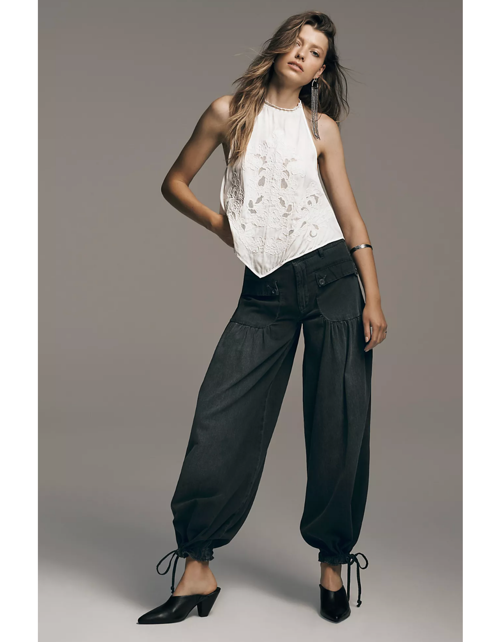 Free people Free People - Lotus Balloon Jeans (Smokeshow)