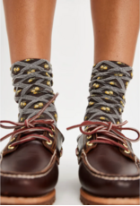 Free people Free People -  Floral Jacquard Trouser Socks (Brown)