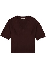 Garcia Garcia - Short Sleeve V Neck Sweater (Hazel Bloom)