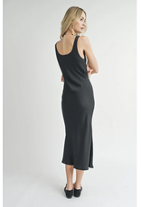 Sadie & Sage Sadie & Sage - Sweet Treat Cowl Neck Midi Dress (Black)