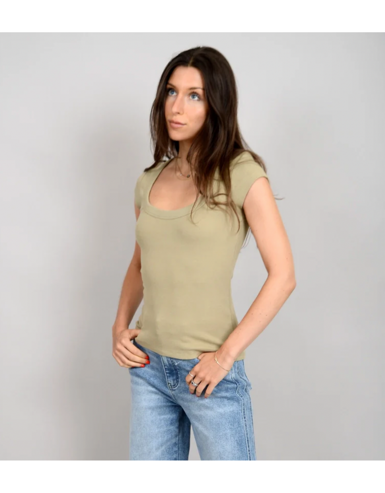 RD Style RD Style - Scootie Scoop Neck Tee (Elm)