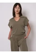 RD Style RD Style - Kate French Terry Sleeveless Top (Smokey Olive)